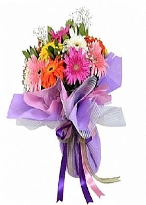 renkli cerberelardan buket